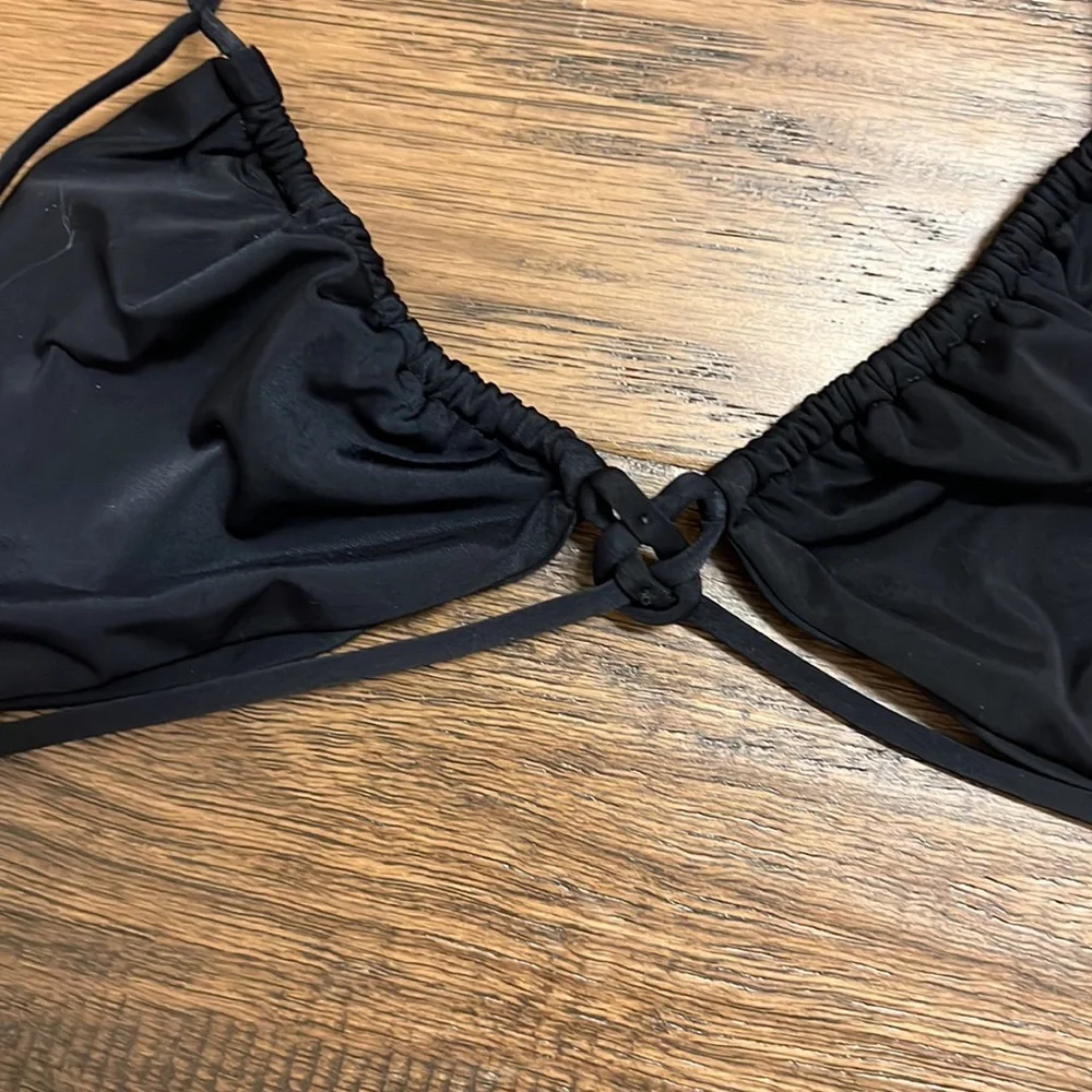 Original Agent Provocateur black bikini top size 2 bottom size 3 new like - Picture 2 of 6